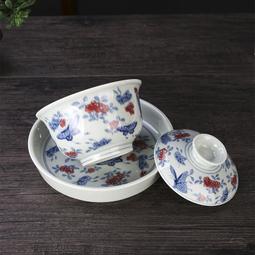 清乾隆青花釉里紅纏枝紋賞瓶古董古玩收藏真品包老保真老物件老貨 歷史價格詳細信息