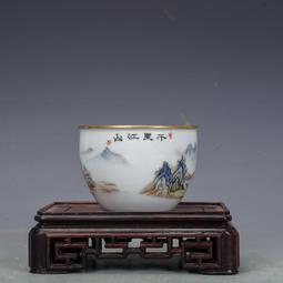 景德鎮茶具琺瑯彩花卉主人杯茶杯品茗杯仿古瓷器古董古玩收藏 歷史價格詳細信息