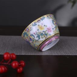 主人杯景德鎮仿古老陶泥青花纏枝蓮杯茶杯仿古瓷器古董古玩收藏 歷史價格詳細信息