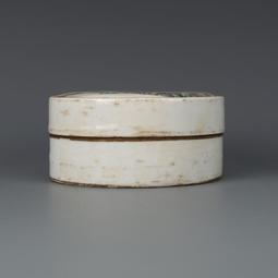 民國粉彩山水人家馬蹄水盂仿古瓷器古董古玩舊貨老貨文房用品 歷史價格詳細信息