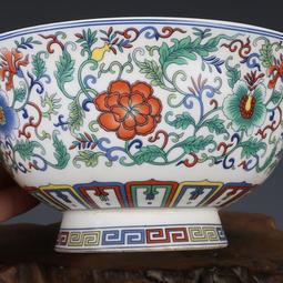 清乾隆御制描金粉彩孔雀紋碗 仿古瓷器 古董古玩 舊貨老貨收藏品 歷史價格詳細信息