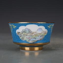 主人杯景德鎮仿古老陶泥青花纏枝蓮杯茶杯仿古瓷器古董古玩收藏 歷史價格詳細信息