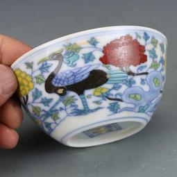 大明成化斗彩龍鳳紋杯仿古瓷器古董古玩包老保真收藏真品老貨 歷史價格詳細信息
