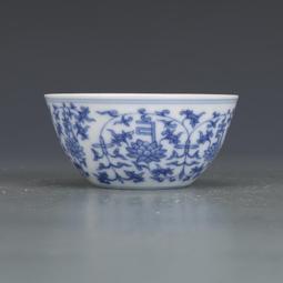 大明成化青花魚杯一對古瓷器古董古玩包老保真收藏品擺件 歷史價格詳細信息