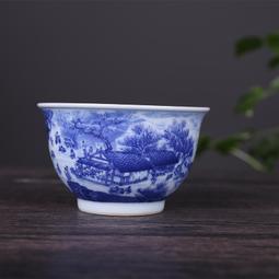 景德鎮瓷器茶具餐具青花加彩纏枝蓮杯純手工主人杯功夫茶具陶瓷杯 歷史價格詳細信息