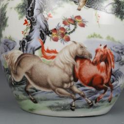 大清同治粉彩山水人家水盂古瓷器古董古玩舊貨老貨文房用品收藏 歷史價格詳細信息