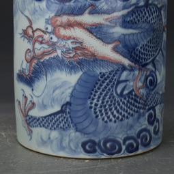 大清康熙青花龍紋抱月瓶 仿古瓷器古董古玩包老保真收藏品擺件 歷史價格詳細信息