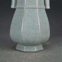 宋官窯青釉四方鼎古董古玩收藏真品包老保真老物件瓷器老貨擺件 歷史價格詳細信息