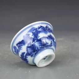主人杯景德鎮仿古老陶泥青花纏枝蓮杯茶杯仿古瓷器古董古玩收藏 歷史價格詳細信息