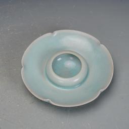 宋瓷收藏南宋官窯粉青釉花口碗古董古玩五大名窯舊貨老貨收藏擺件 歷史價格詳細信息