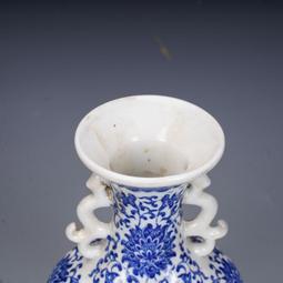 清乾隆瓷器象耳瓶仿古瓷器古董古玩舊貨老貨收藏擺件 歷史價格詳細信息