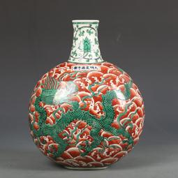 明嘉靖瓷器斗彩人物紋蓋罐 仿古瓷器古董真品包老保真明清老瓷器 歷史價格詳細信息