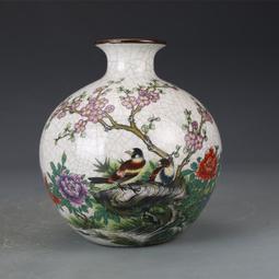 大清乾隆粉彩花開富貴蓋罐  仿古瓷器 舊貨老貨古董古玩收藏品 歷史價格詳細信息