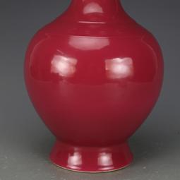 大清雍正胭脂紅描金浮雕昆蟲玉壺春瓶 仿古瓷器古董古玩收藏真品 歷史價格詳細信息