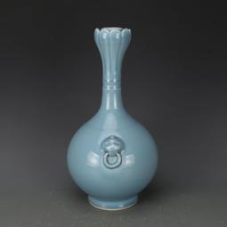 大清乾隆藍釉哥窯如意瓶 仿古瓷器古董古玩包老保真收藏品擺件 歷史價格詳細信息