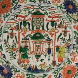 古董古玩瓷器收藏明萬歷五彩手繪魚藻紋荷葉罐老物件包老39/36 歷史價格詳細信息