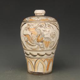 宋磁州窯彩繪壽星擺件 古董古玩 老貨舊貨 宋瓷收藏 宋八大窯系 歷史價格詳細信息