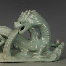 宋汝窯粉青釉龍型雕塑瓷 仿古瓷器古董古玩收藏珍品 包老保真擺件 歷史價格詳細信息