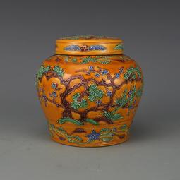 大明成化年制斗彩龍鳳紋天字罐 古董古玩收藏品 仿古瓷器 歷史價格詳細信息