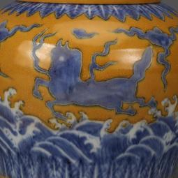 大明成化年制斗彩龍鳳紋天字罐 古董古玩收藏品 仿古瓷器 歷史價格詳細信息