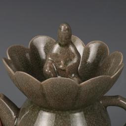 宋官窯笑面佛 仿古瓷器古董古玩收藏品 吉祥擺件 歷史價格詳細信息