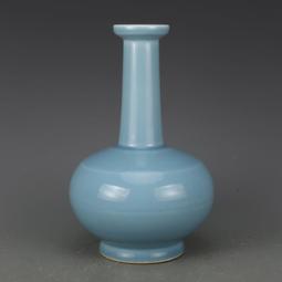 乾隆御藍地粉彩描金花鳥四方瓶古董古玩收藏品真品景德鎮仿古瓷器 歷史價格詳細信息