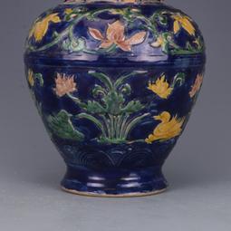 明嘉靖瓷器斗彩人物紋蓋罐 仿古瓷器古董真品包老保真明清老瓷器 歷史價格詳細信息