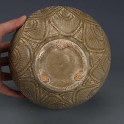 五代越窯秘色瓷刻花雙耳瓶 古董古玩收藏品 古瓷器 全手工 雜項 歷史價格詳細信息