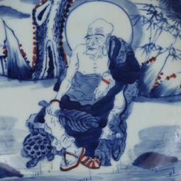 清康熙青花釉里紅人物紋葫蘆瓶 仿古瓷器 古董古玩老貨舊貨收藏品 歷史價格詳細信息