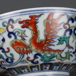 古董古玩老瓷器 清雍正墨彩丹鳳朝陽紋杯 包老保真仿古茶具收藏 歷史價格詳細信息