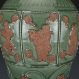 宋龍泉越窯青釉刻花長頸瓶 仿古瓷器古董古玩包老保真收藏品擺件 歷史價格詳細信息