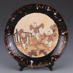 宋吉州窯黑釉褐彩虎紋茶盞 仿古瓷器古董古玩老貨收藏真品 歷史價格詳細信息