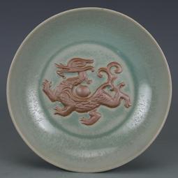 宋汝窯天青釉描金佛像 古董古玩 仿古瓷器擺件 收藏品 五大名窯 歷史價格詳細信息