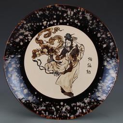 宋吉州窯黑釉褐彩虎紋茶盞 仿古瓷器古董古玩老貨收藏真品 歷史價格詳細信息