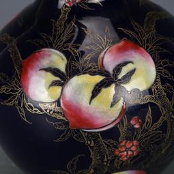 乾隆御藍地粉彩描金花鳥四方瓶古董古玩收藏品真品景德鎮仿古瓷器 歷史價格詳細信息