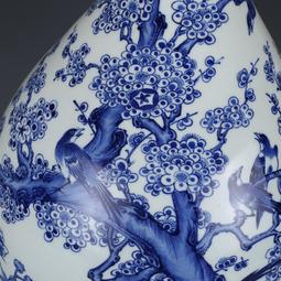 古董古玩老瓷器收藏 清乾隆年青花花果紋葫蘆瓶 包老保真官窯青花 歷史價格詳細信息