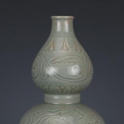 宋龍泉窯粉青釉鳳耳瓶 古董古玩收藏品真品 仿古瓷器 宋瓷擺件 歷史價格詳細信息