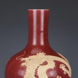 大清乾隆祭紅釉葫蘆瓶古董古玩收藏真品包老保真老物件老貨瓷器 歷史價格詳細信息