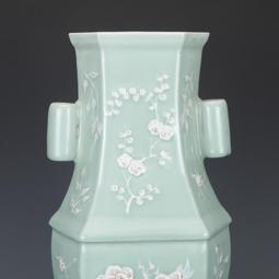 清乾隆瓷器象耳瓶仿古瓷器古董古玩舊貨老貨收藏擺件 歷史價格詳細信息