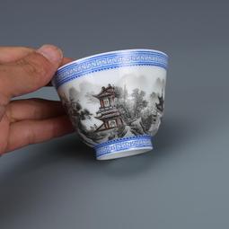 清乾隆墨彩雪景象耳尊 古瓷器古董真品古玩收藏景德鎮瓷器 歷史價格詳細信息