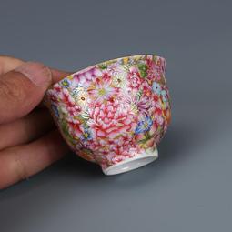 大清乾隆瓷器萬花開窗嬰戲扁瓶仿古瓷器古董古玩清朝瓷器真品收藏 歷史價格詳細信息