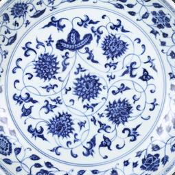 大明宣德青花青花龍紋盤古董古玩仿古瓷器包老保真老物件陶瓷擺件 歷史價格詳細信息