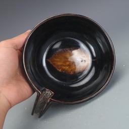 宋吉州窯黑釉褐彩虎紋茶盞 仿古瓷器古董古玩老貨收藏真品 歷史價格詳細信息