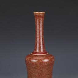 古玩古董官窯老瓷器收藏大清康熙年制霽藍釉瓶 包老包真農村舊貨 歷史價格詳細信息