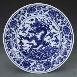 大明宣德青花人物紋碗 仿古瓷器古董古玩包老保真手工擺件 歷史價格詳細信息