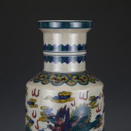 大清乾隆五彩花鳥紋觀音瓶 仿古瓷器古董古玩擺件不議價不包郵 歷史價格詳細信息