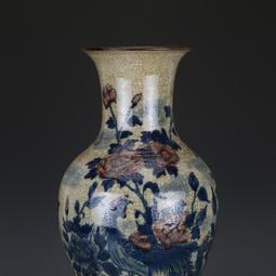 大清乾隆青花釉里紅萬花玉壺春瓶古董古玩收藏真品包老包真老物件 歷史價格詳細信息