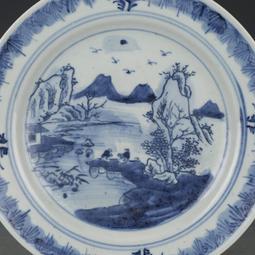 清青花麒麟送子筆筒古董古玩收藏品真品舊貨老貨包老保真擺件 歷史價格詳細信息