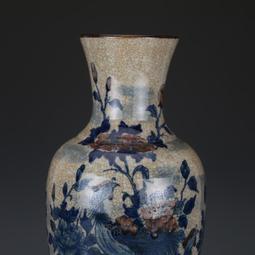 大清乾隆青花釉里紅萬花玉壺春瓶古董古玩收藏真品包老包真老物件 歷史價格詳細信息