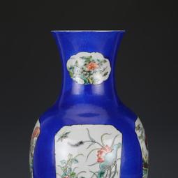 大清康熙五彩人物紋棒槌瓶 古瓷器古董古玩包老保真老瓷器 歷史價格詳細信息